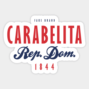 Carabelita - Dominican Republic Fashion Sticker